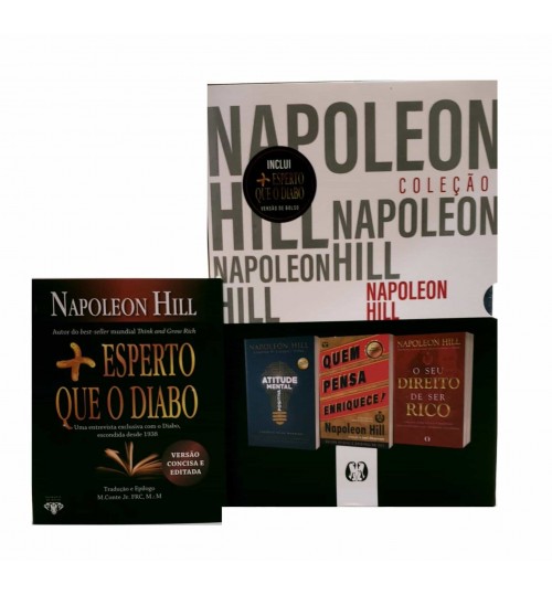 Box Napoleon Hill - Quer Mudar a Sua Vida? 4 Livros