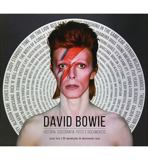 Livro David Bowie - História, Discografia, Fotos e Documentos