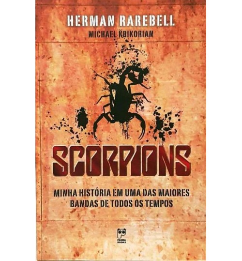 Livro Scorpions Minha História em Uma das Maiores Bandas de Todos os Tempos
