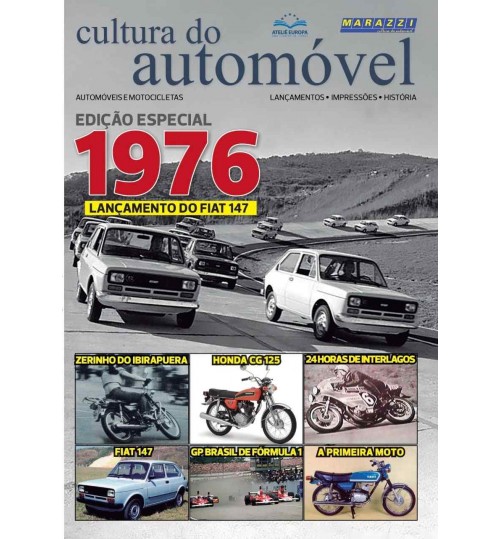 Livro Cultura do Automóvel Volume 2 - Lançamento do Fiat 147