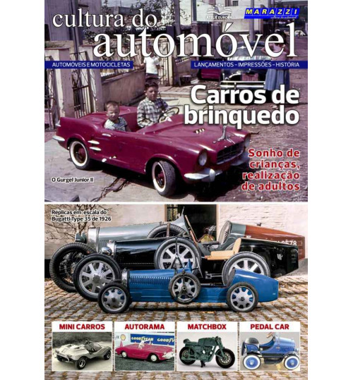 Livro Cultura do Automóvel Volume 4 - Carros de Brinquedo
