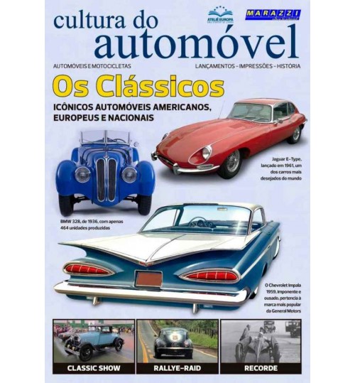Livro Cultura do AutomÃ³vel Volume 5 - Os ClÃ¡ssicos