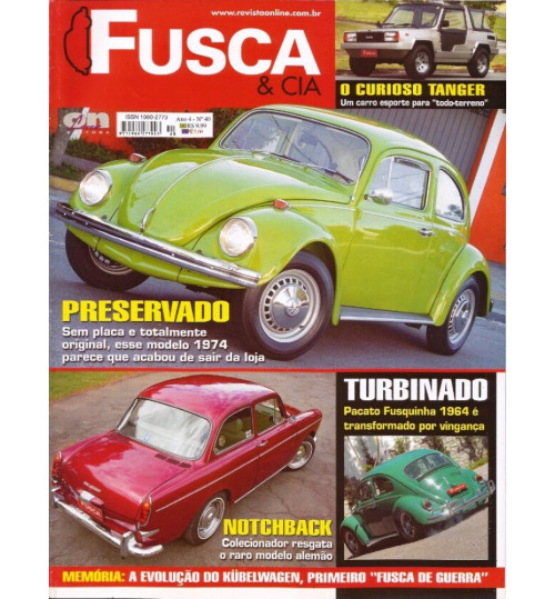 Revista Fusca & Cia N° 40 Preservado