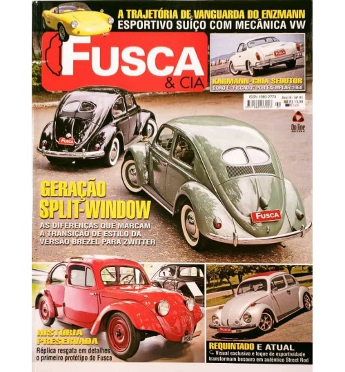 Revista Fusca & Cia Nº 91 Geração Split Window