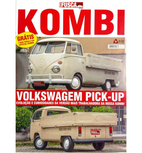 Kit Kombi - Revista Fusca & Cia Extra Kombi Volkswagen Pick Up e Revista Guia Histórico Kombi