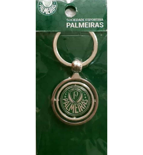 Chaveiro Histórico Rotativo Escudo Palmeiras Atual