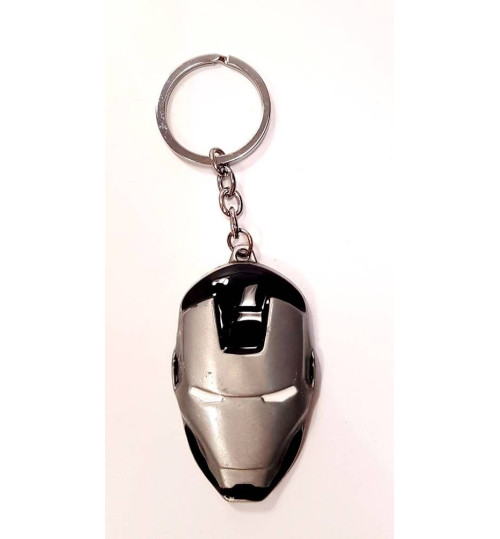 Chaveiro Máscara Iron Man Homem de Ferro Preto