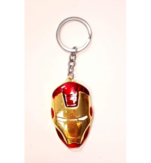 Chaveiro Máscara Iron Man Homem de Ferro Vermelho