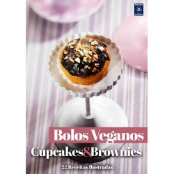 Livro Coleção Bolos Veganos - Cupcakes e Brownies