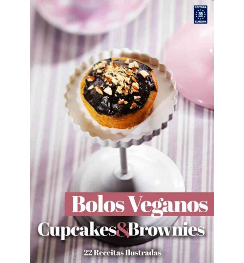 Livro Coleção Bolos Veganos - Cupcakes e Brownies
