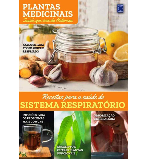 Livro Coleção Plantas Medicinais – Receitas Para a Saúde do Sistema Respiratório