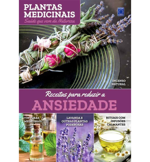 Livro Coleção Plantas Medicinais – Receitas Para Reduzir a Ansiedade