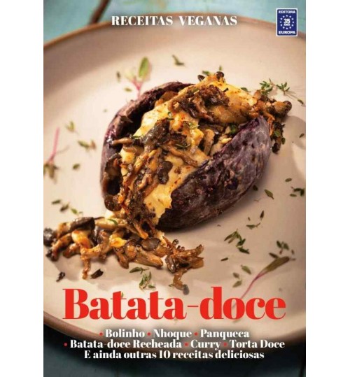 Livro Receitas Veganas - Batata-doce