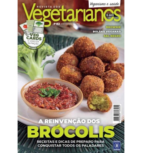 Livro Revista dos Vegetarianos - A Reinvenção dos Brócolis N° 183