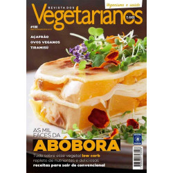 Livro Revista dos Vegetarianos - As Mil Faces da Abóbora N° 180