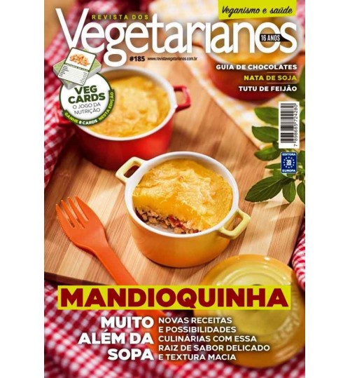 Livro Revista dos Vegetarianos - Mandioquinha: Muito Além da Sopa  N° 185