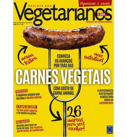 Revista dos Vegetarianos - Carnes Vegetais N° 169