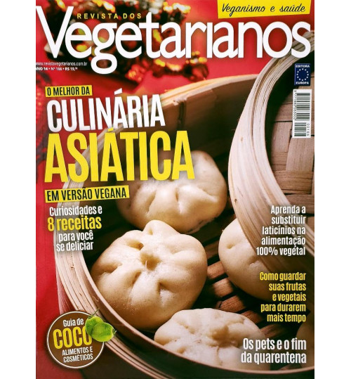 Revista dos Vegetarianos O Melhor da Culinária Asiática N° 166