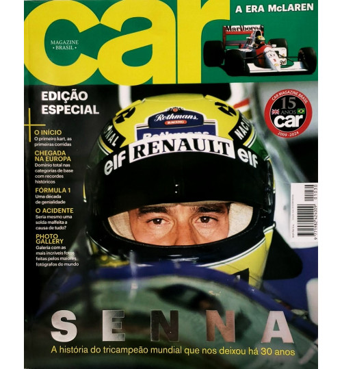 Revista Car Magazine Brasil - Ayrton Senna