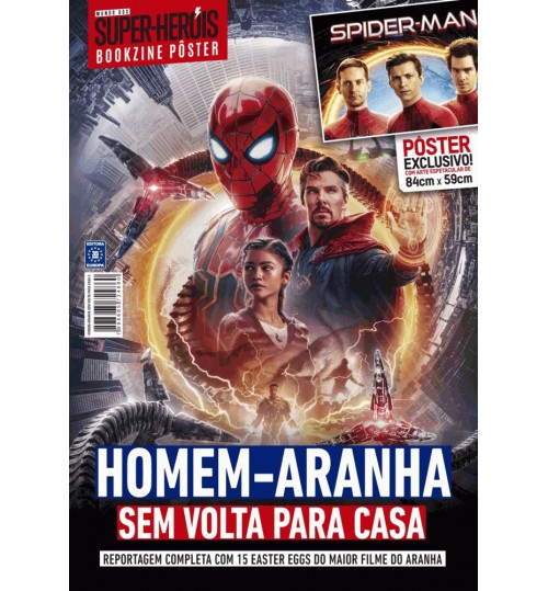 Revista SuperpÃ´ster Bookzine Mundo Dos Super-HerÃ³is - Homem-Aranha Sem Volta Para Casa Vol. 3