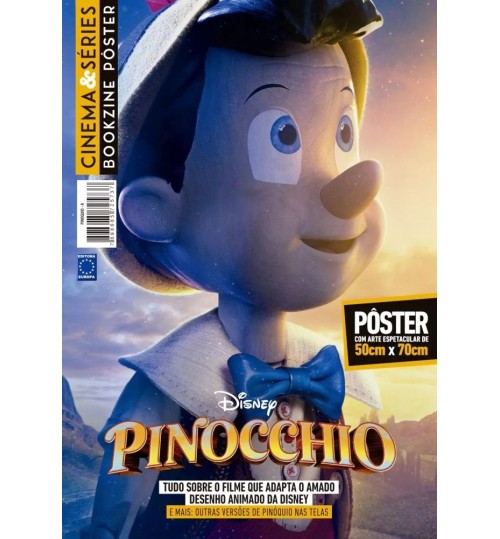 Revista SuperpÃ´ster Bookzine Cinema e SÃ©ries - Pinocchio - Arte A