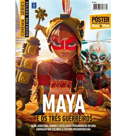 Revista Superpôster Bookzine Cinema e Séries - Maya e os Três Guerreiros