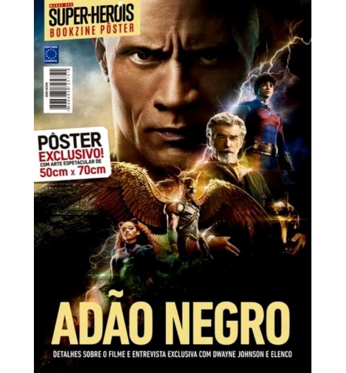 Revista Superpôster Bookzine Mundo Dos Super-Heróis - Adão Negro