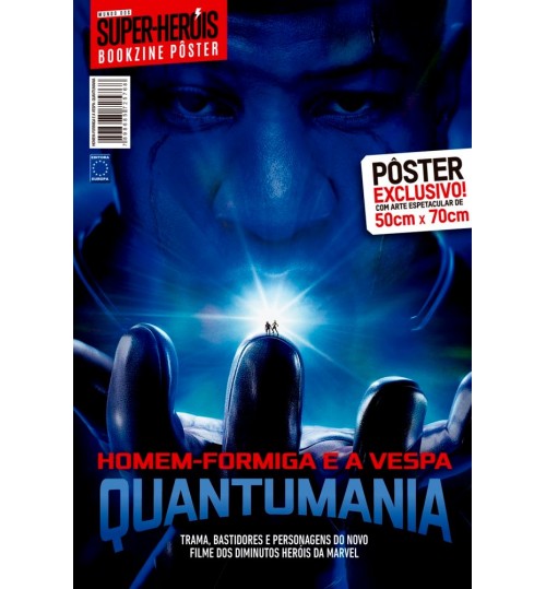 Revista SuperpÃ´ster Bookzine Mundo dos Super-HerÃ³is - Homem-Formiga e a Vespa: Quantumania
