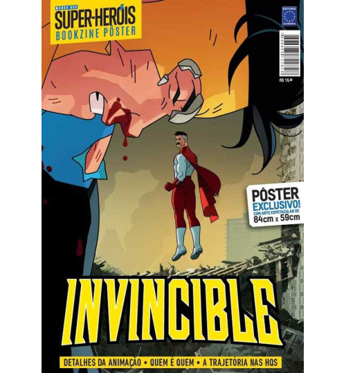Revista Superpôster Bookzine Mundo Dos Super-Heróis - Invincible