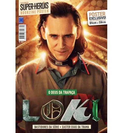 Revista Superpôster Bookzine Mundo Dos Super-Heróis - O Deus da Trapaça Loki