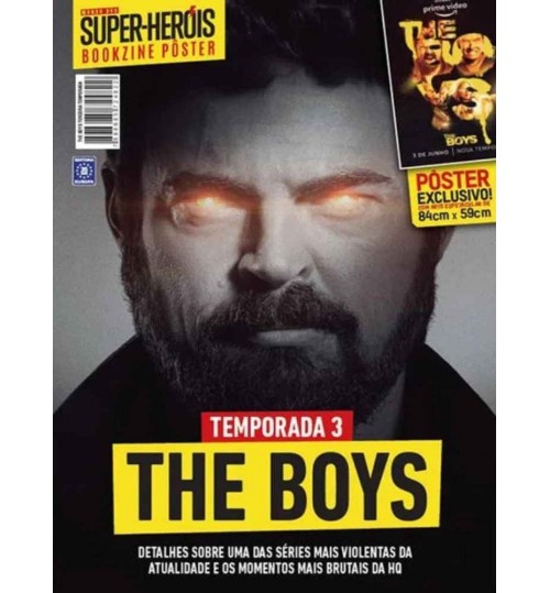 Revista SuperpÃ´ster Bookzine Mundo Dos Super-HerÃ³is - The Boys Temporada 3