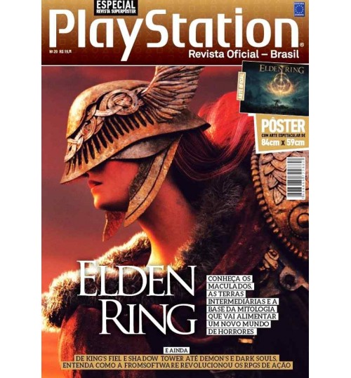 Revista SuperpÃ´ster Bookzine PlayStation - Elden Ring