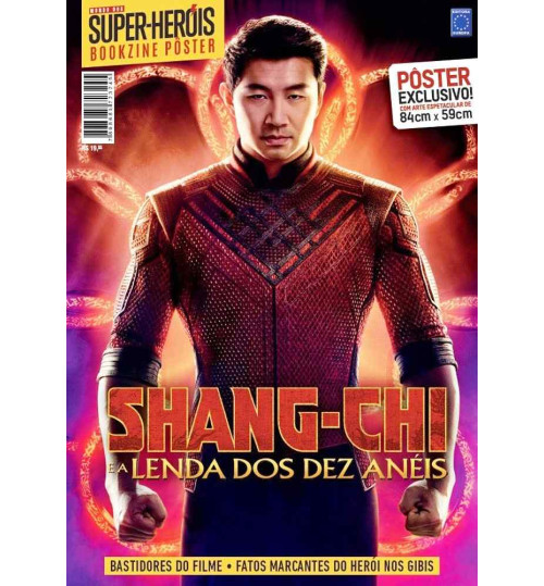 Revista Superpôster Bookzine Mundo Dos Super-Heróis - Shang-Chi e a Lenda dos Dez Anéis