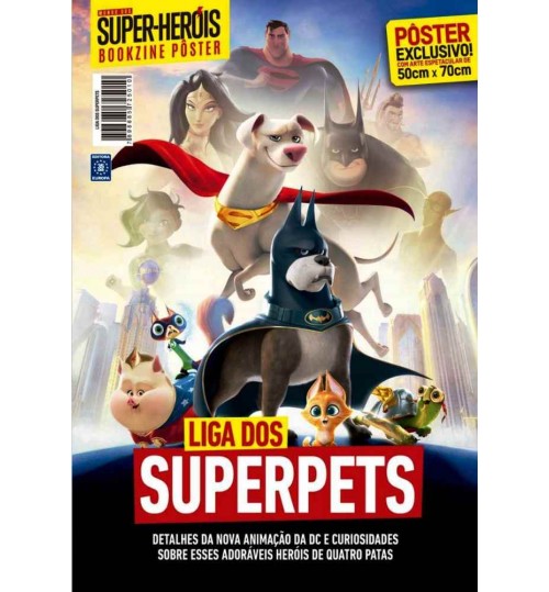 Revista SuperpÃ´ster Bookzine Mundo Dos Super-HerÃ³is - Liga dos Superpets
