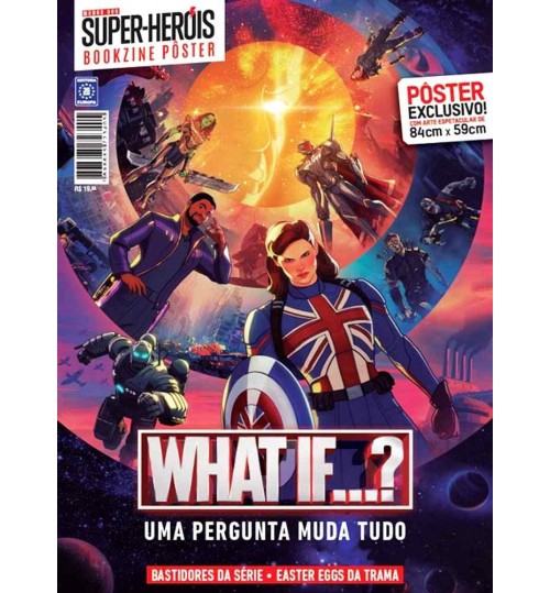 Revista Superpôster Bookzine Mundo Dos Super-Heróis - What If