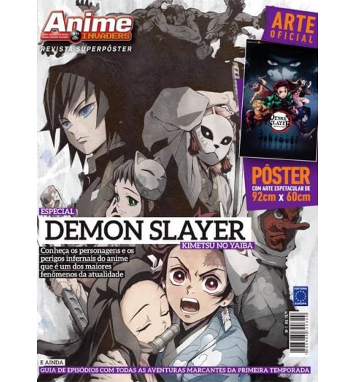 Revista Superpôster - Demon Slayer: Kimetsu No Yaiba