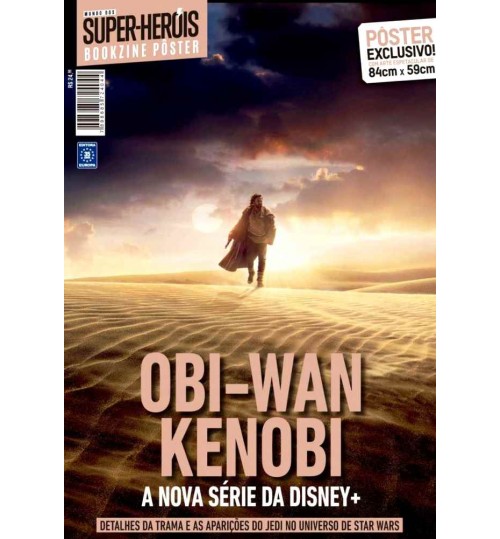 Revista Superpôster Bookzine Mundo Dos Super-Heróis - Obi-Wan Kenobi