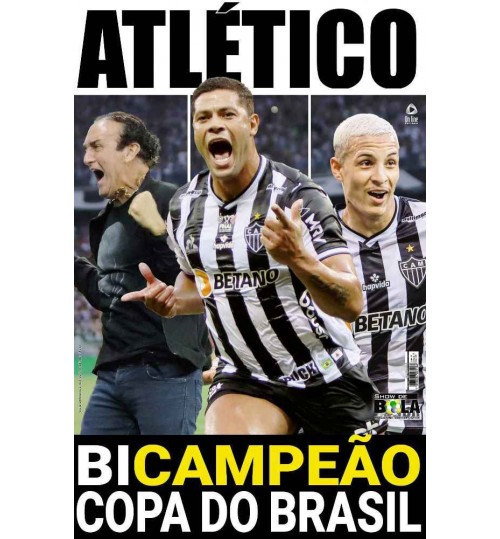 Revista Pôster Atlético MG - Atletico Bicampeão da Copa do Brasil 2021