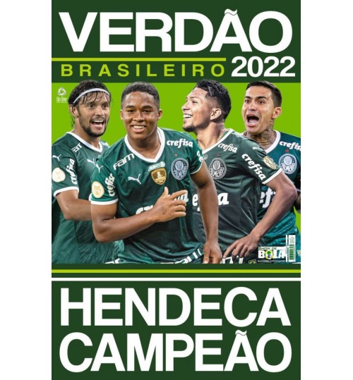 Revista PÃ´ster Palmeiras - VerdÃ£o Hendeca CampeÃ£o Brasileiro 2022