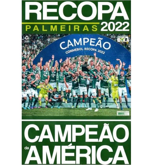 Revista Pôster Palmeiras - Campeão da Recopa 2022