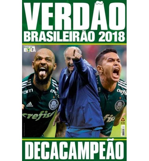 Revista PÃ´ster VerdÃ£o BrasileirÃ£o DecacampeÃ£o 2018