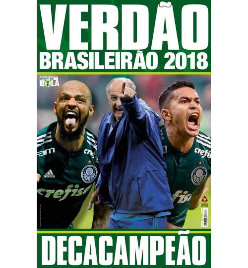 Revista Pôster Verdão Brasileirão Decacampeão 2018