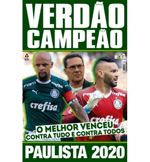 Revista Pôster Verdão Campeão Paulista 2020