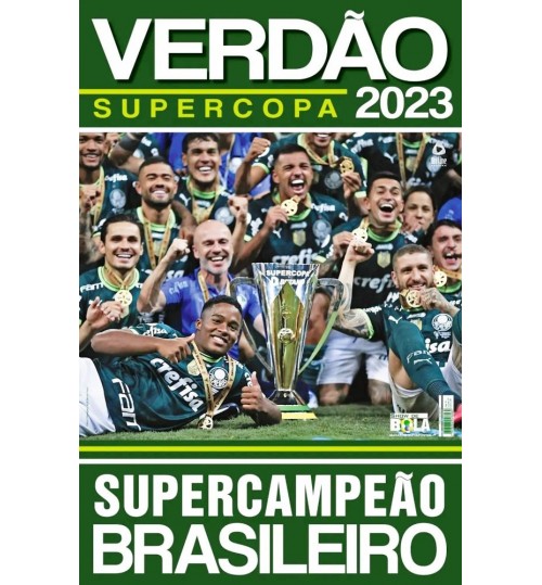 Revista Pôster Palmeiras - Verdão Campeão Supercopa do Brasil 2023