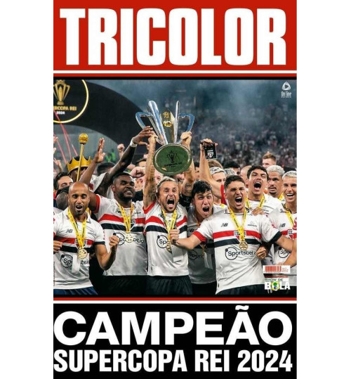 Revista Pôster - Tricolor: São Paulo Campeão da Supercopa Rei 2024