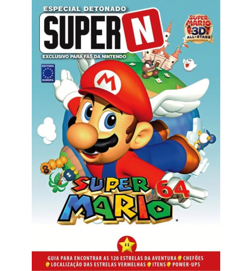 Livro Especial Detonado Super N - Super Mario 64