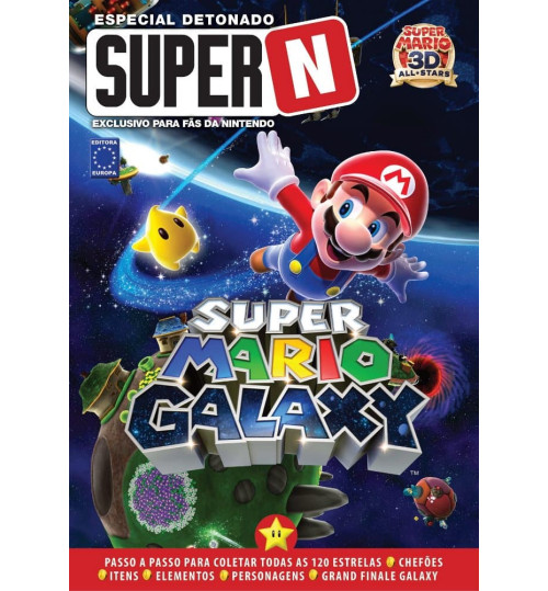 Livro Especial Detonado Super N - Super Mario Galaxy