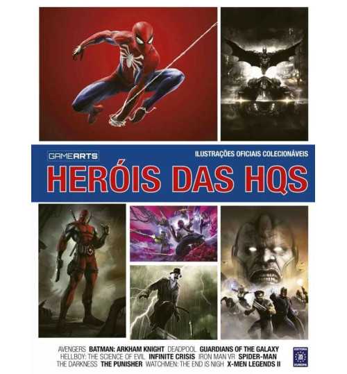Livro Bookzine GameArts - Volume 12: Heróis das HQs
