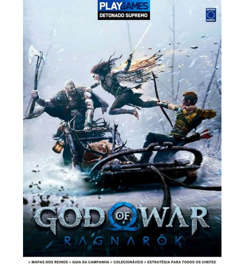 Livro Coleção Detonado Supremo - God of War Ragnarok