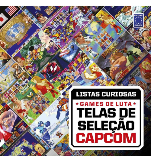 Livro Coleção Listas Curiosas: Games de Luta - Telas de Seleção Capcom